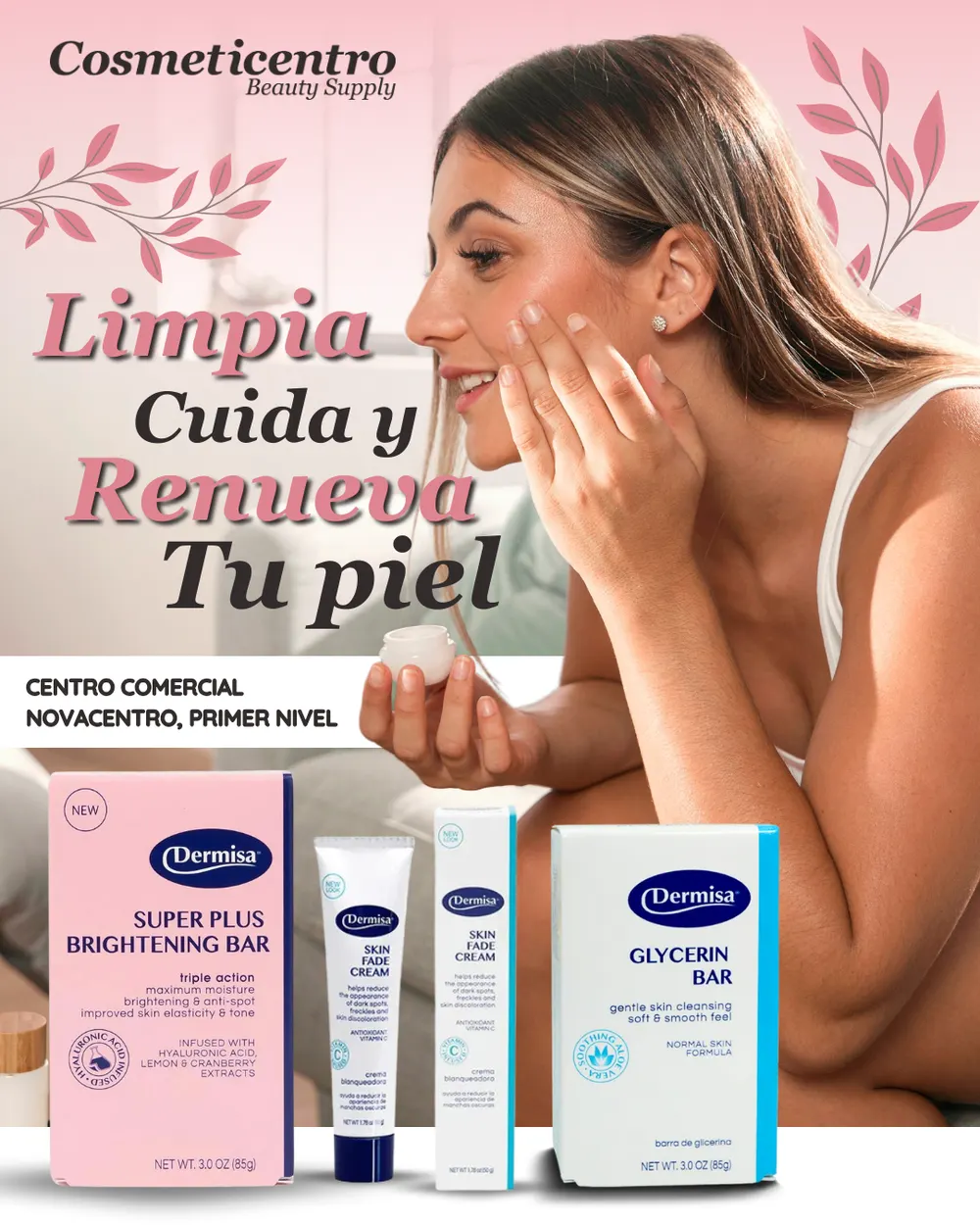 Pieza para Cosmeticentro