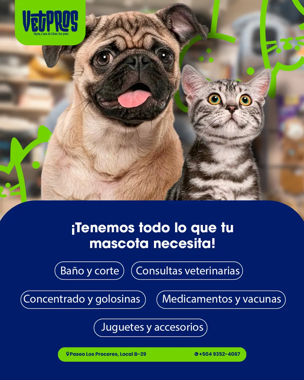 Pieza para VetPros