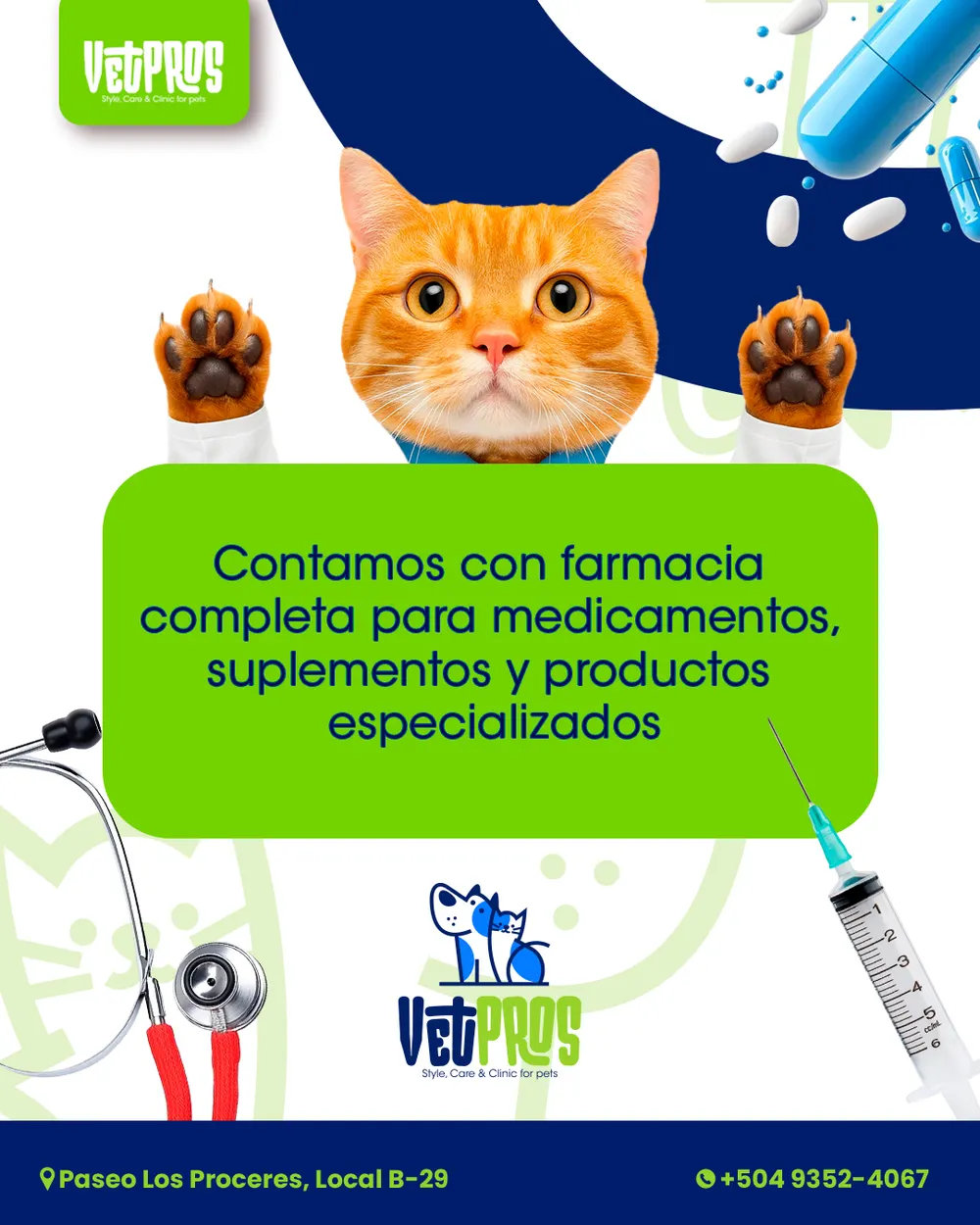 Pieza para VetPros